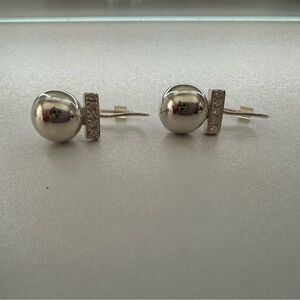 Elegant Silver Stud Earrings